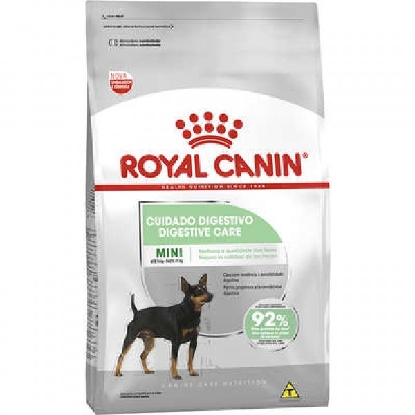  Royal Canin Cuidado Digestivo para Cães Adultos de Raças Mini  2,5kg 