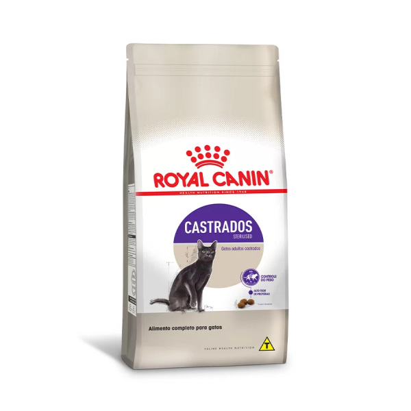 Royal Canin Ração Sterilised para Gatos Adultos Castrados - 400g