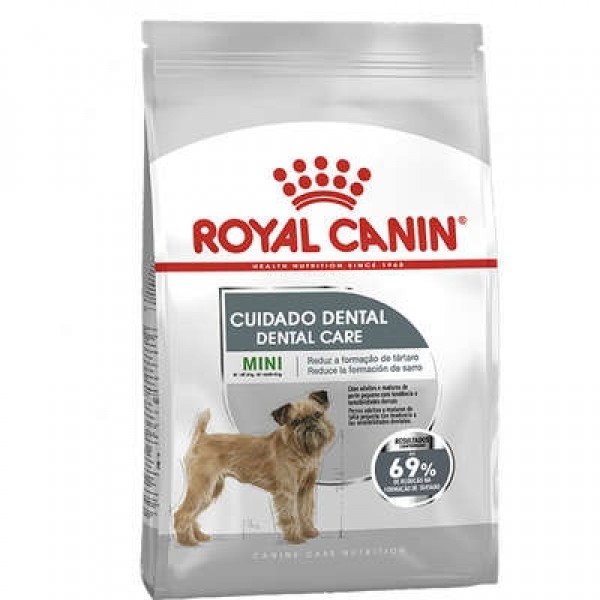 Ração Royal Canin Cuidado Dental para Cães Adultos de Raças Mini 2,5 kg 