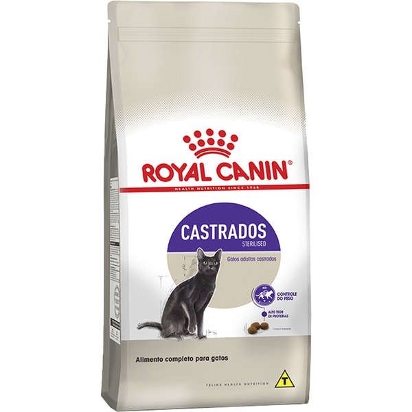 Royal Canin Ração Sterilised para Gatos Adultos Castrados - 10,1kg