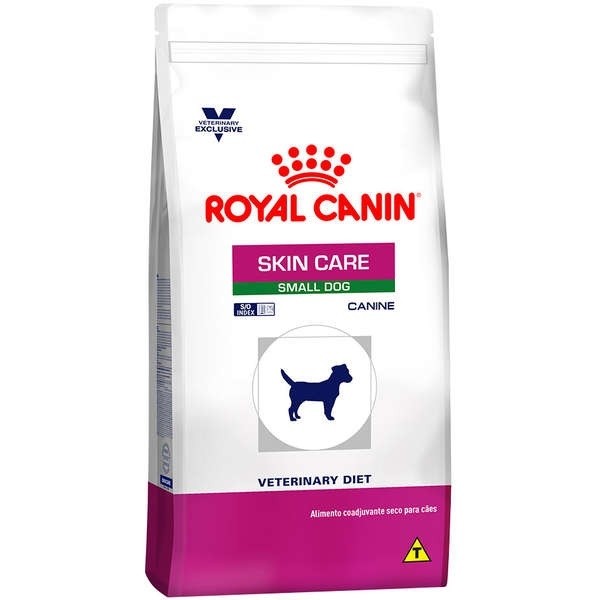 Ração Royal Canin Veterinary Diet Skin Care Small Dog para Cães com Doenças de Pele - 2Kg