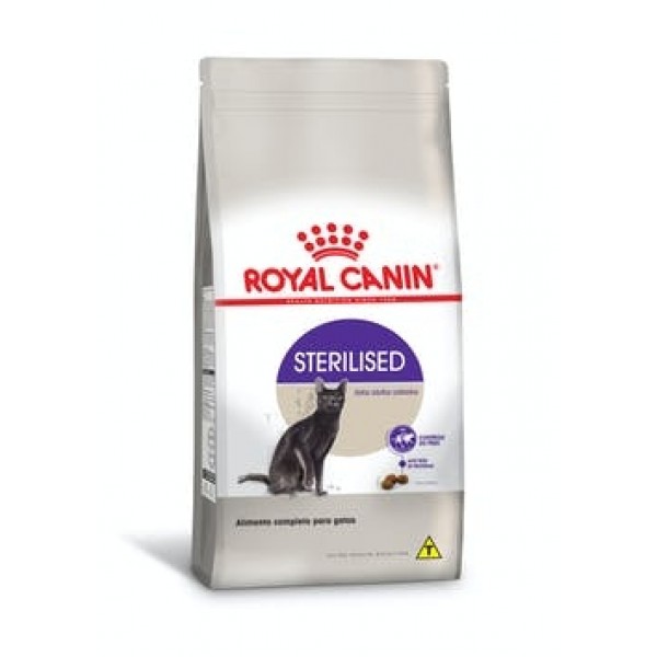 Royal Canin Ração Sterilised para Gatos Adultos Castrados - 1,5kg