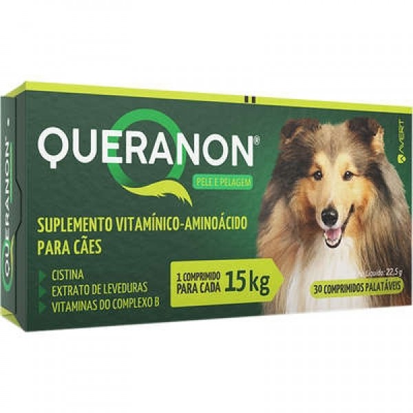 Suplemento Vitamínico-Aminoácido Avert Queranon para Cães de 15 Kg