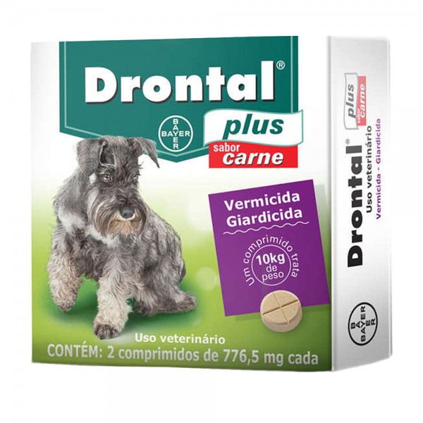 Vermífugo Drontal Plus para cães de 10kg