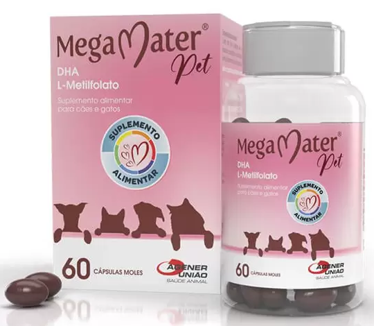 Mega Mater Pet Suplemento para Cães e Gatos 60 Caps