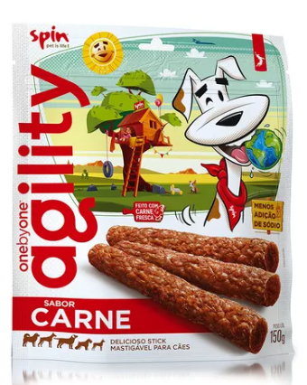 Stick Para Cães Spin Pet Beef Agility Carne 150g