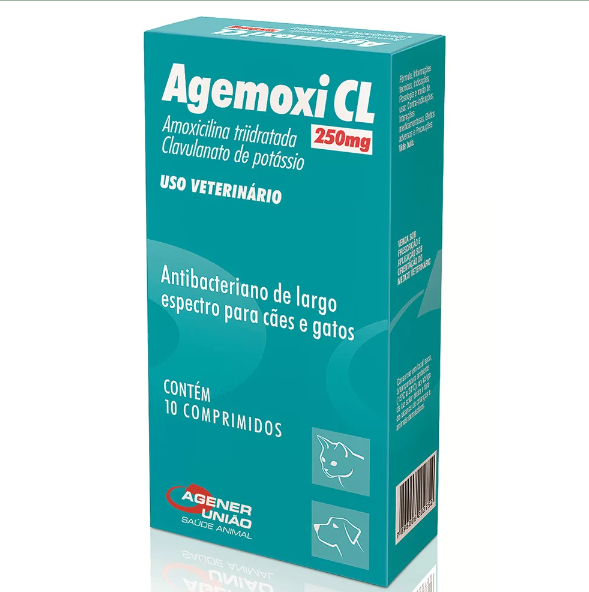 Agener União Agemoxi CL Antibiótico 250mg - 10 CP