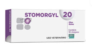 Antibiótico Merial Stomorgyl 20 para Cães e Gatos - 10 Comprimidos