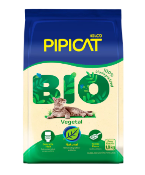 Granulado Sanitário Pipicat Bio Vegetal para Gatos 1,8kg