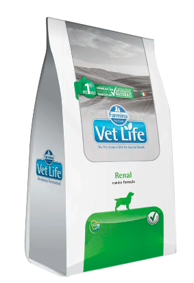 Ração Vet Life Natural Renal para Cães Adultos - 10,1kg
