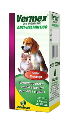 Vermex 20mL  - Vermífugo para cães e gatos