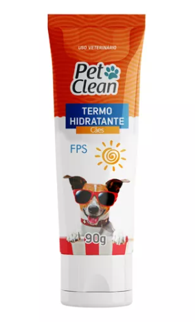 Protetor Solar Termo Hidratante Para Cachorro Pet Clean 90g