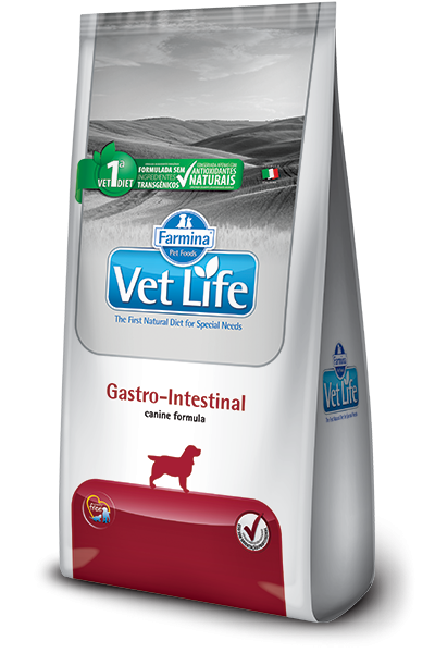 Vet Life Ração Gastro - Intestinal para Cães Adultos - 2kg