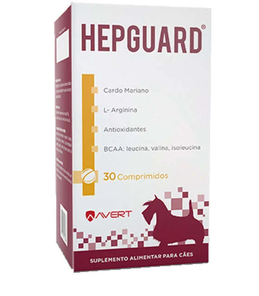 Avert Hepguard Suplemento Alimentar para Cães - 30 CP