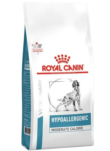Royal Canin Ração Hypoallergenic Moderate Calorie para Cães Adultos - 2kg