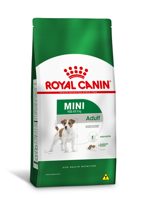 Ração Royal Canin Mini Adult para Cães Adultos de Raças Pequenas - 1kg