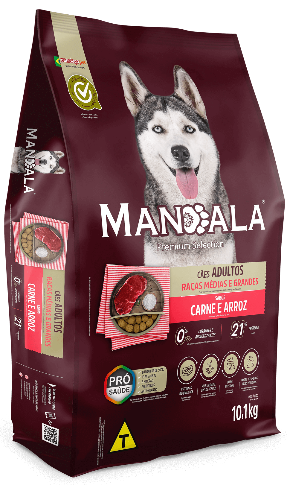 Mandala Premium Selection Nutrição completa para cães adultos de raças médias e grandes -10Kg