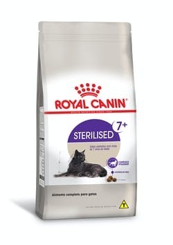 Royal Canin Ração Sterilised 7+ para Gatos Adultos Castrados com +7 - 400g
