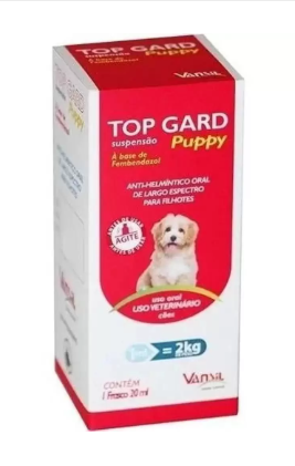 Anti-Helmíntico Top Gard Puppy - 20ml