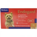 Vermífugo Virbac Endogard para Cães até 2,5 Kg - 2 Comprimidos